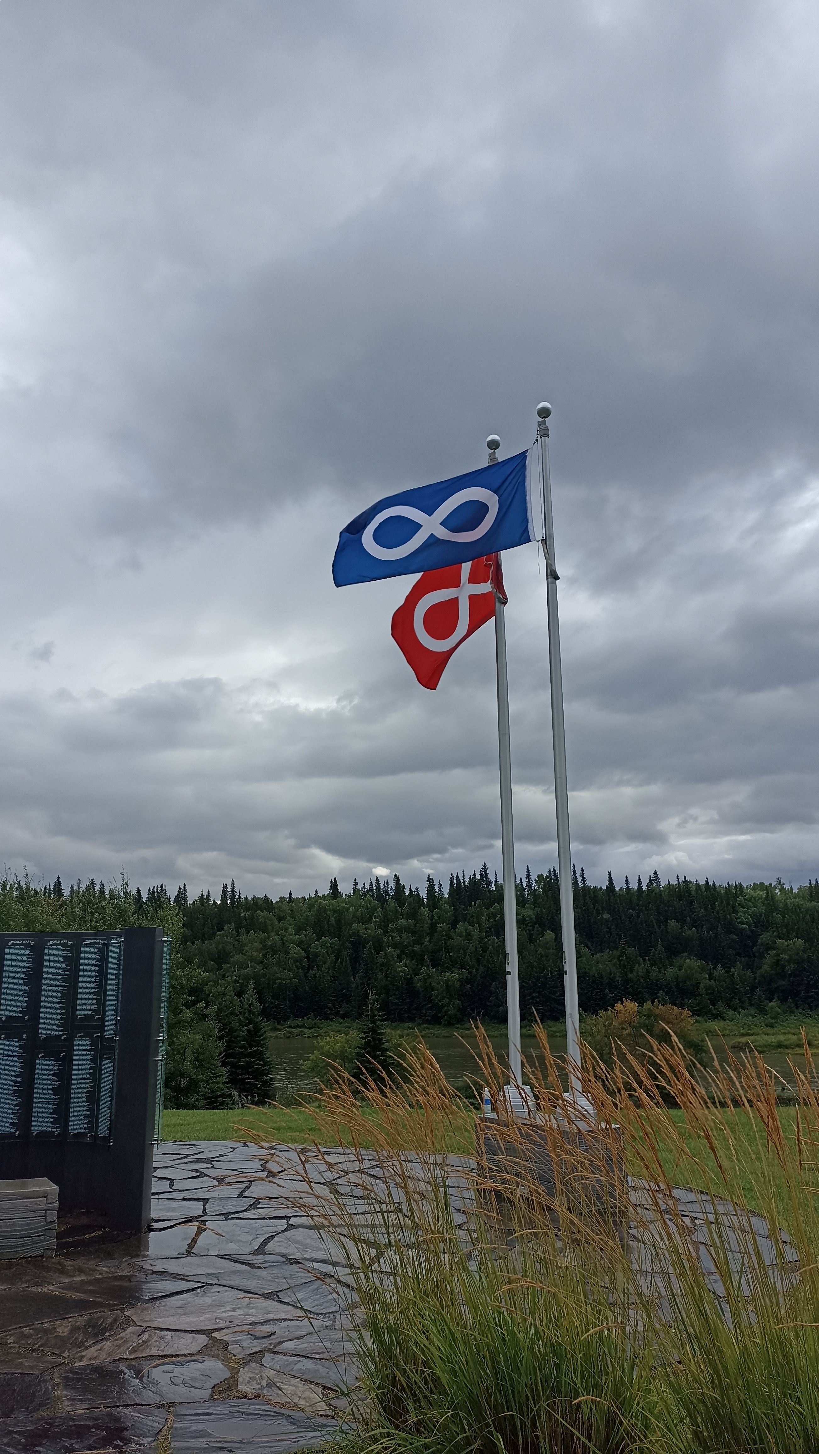 Veteran's Monument, Metis Crossing, 2025