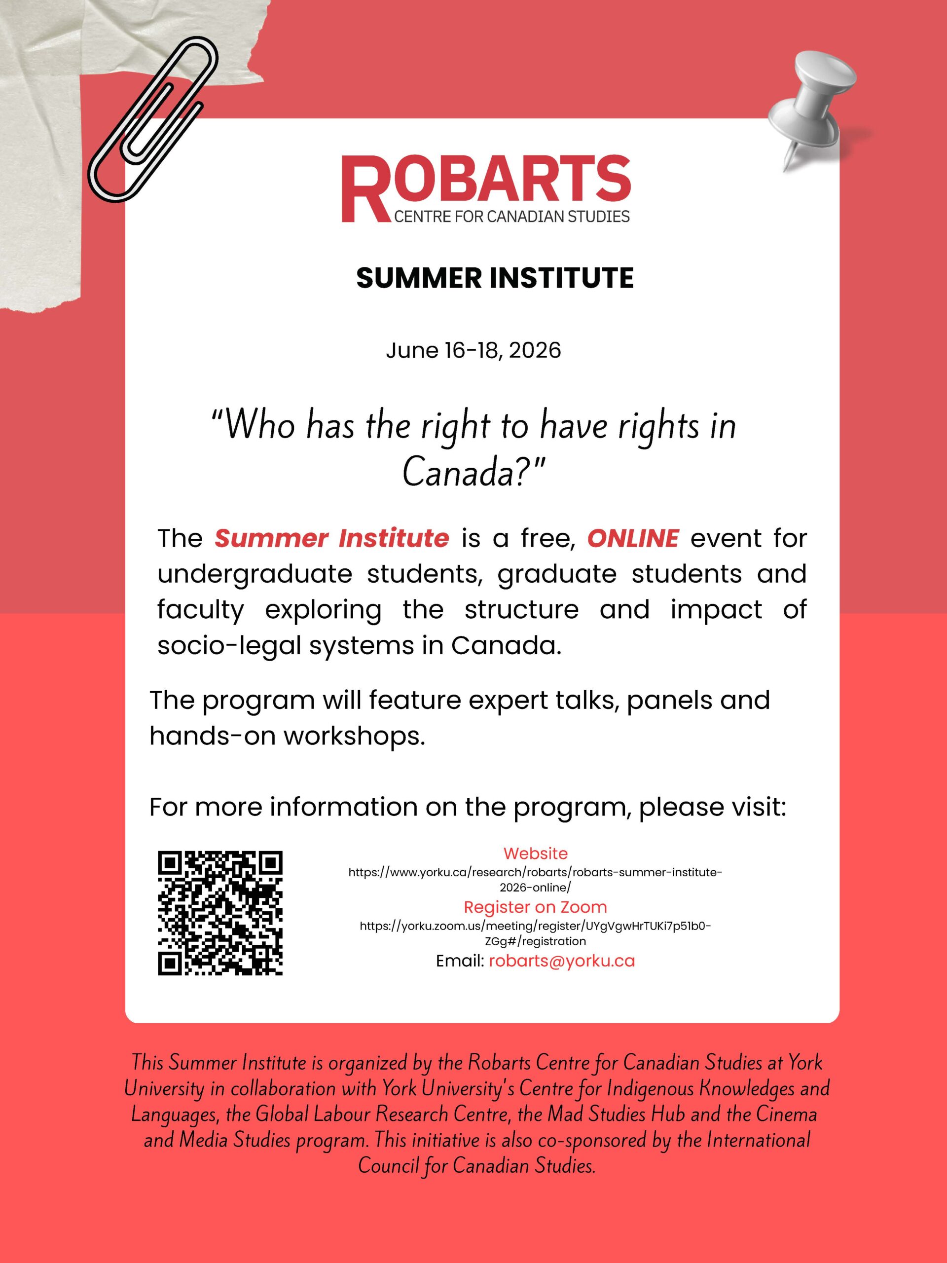 Poster, Robarts Summer Institute on the Configurations and Impacts of Socio-legal Systems in Canada | York University, Canada, 16 to 18 June 2026